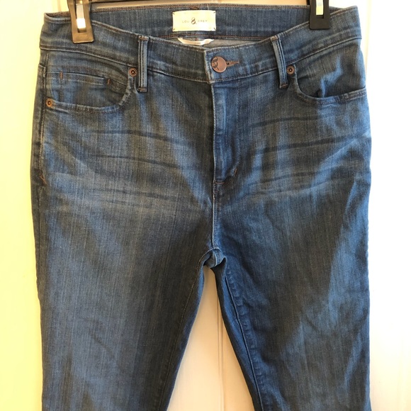 Lou & Grey Flare Leg Mid-Rise Jeans Size 27 - Picture 3 of 6